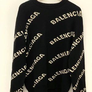 Balenciaga Wool Logo Sweater